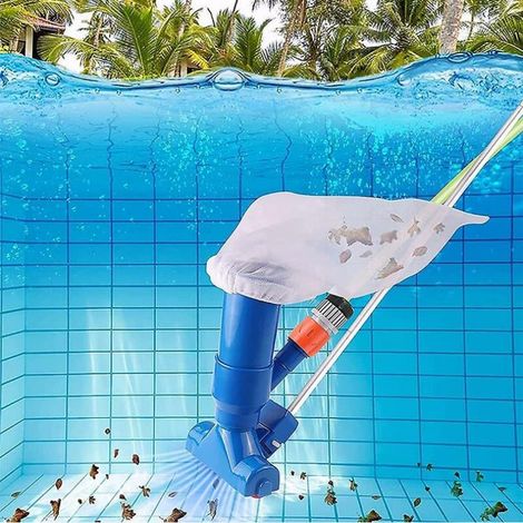 Manueller Poolroboter Für Aufstellpools – Tragbarer Poolroboter – Ausziehbarer Edelstahlgriff – Skimmer-poolroboter Für Die Reinigung Von Aufstellpools