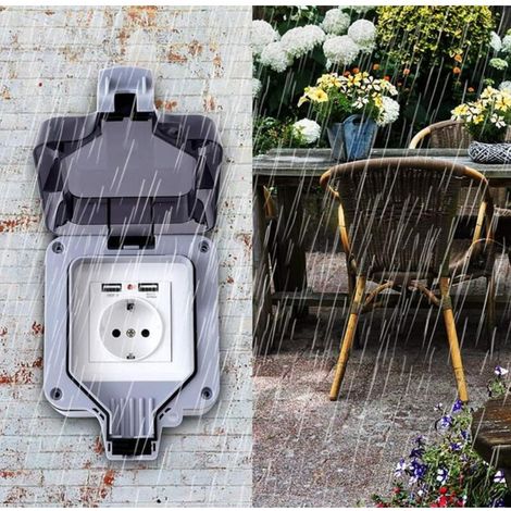 Wasserdichte Usb-steckdose Für Den Außenbereich – 868635 Mm, 1 Stück