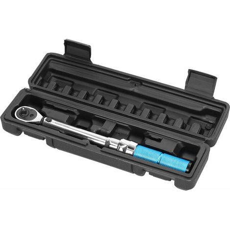 Hochpräziser Drehmomentschlüssel Aus Chrom-vanadium-stahl, 1/4-zoll-antrieb, Voreingestellter Drehmomentbereich Von 5 Bis 25 Nm, Teilesatz.