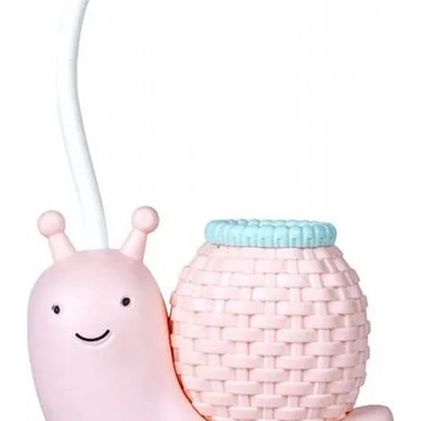 Schreibtischlampe Mit Integriertem Stifthalter, Augenschonend, Ideal Zum Lernen Und Lesen, Faltbar, Usb-anschluss, Rosa
