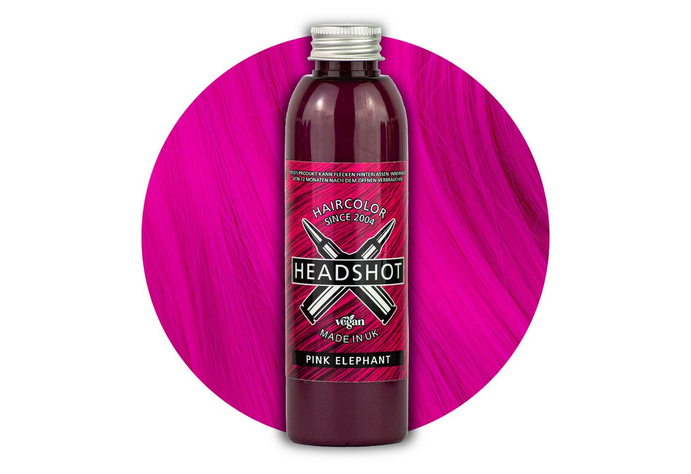 Headshot Hair Dye Haarfarbe Pink Elephant