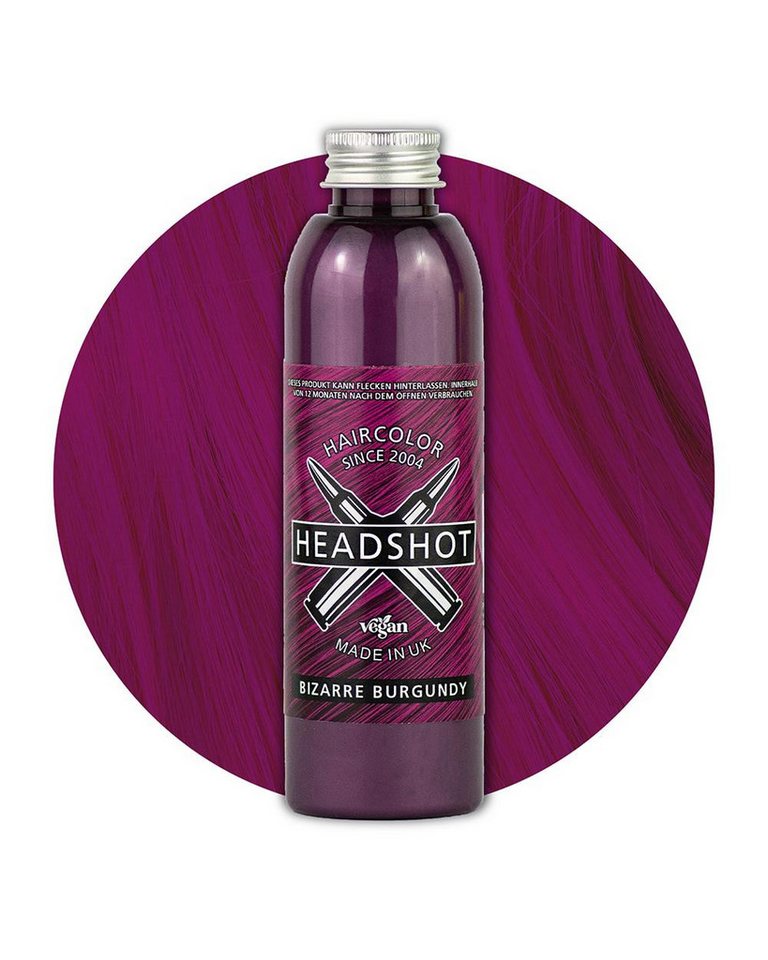 Headshot Hair Dye Haarfarbe Bizarre Burgundy Bild 5