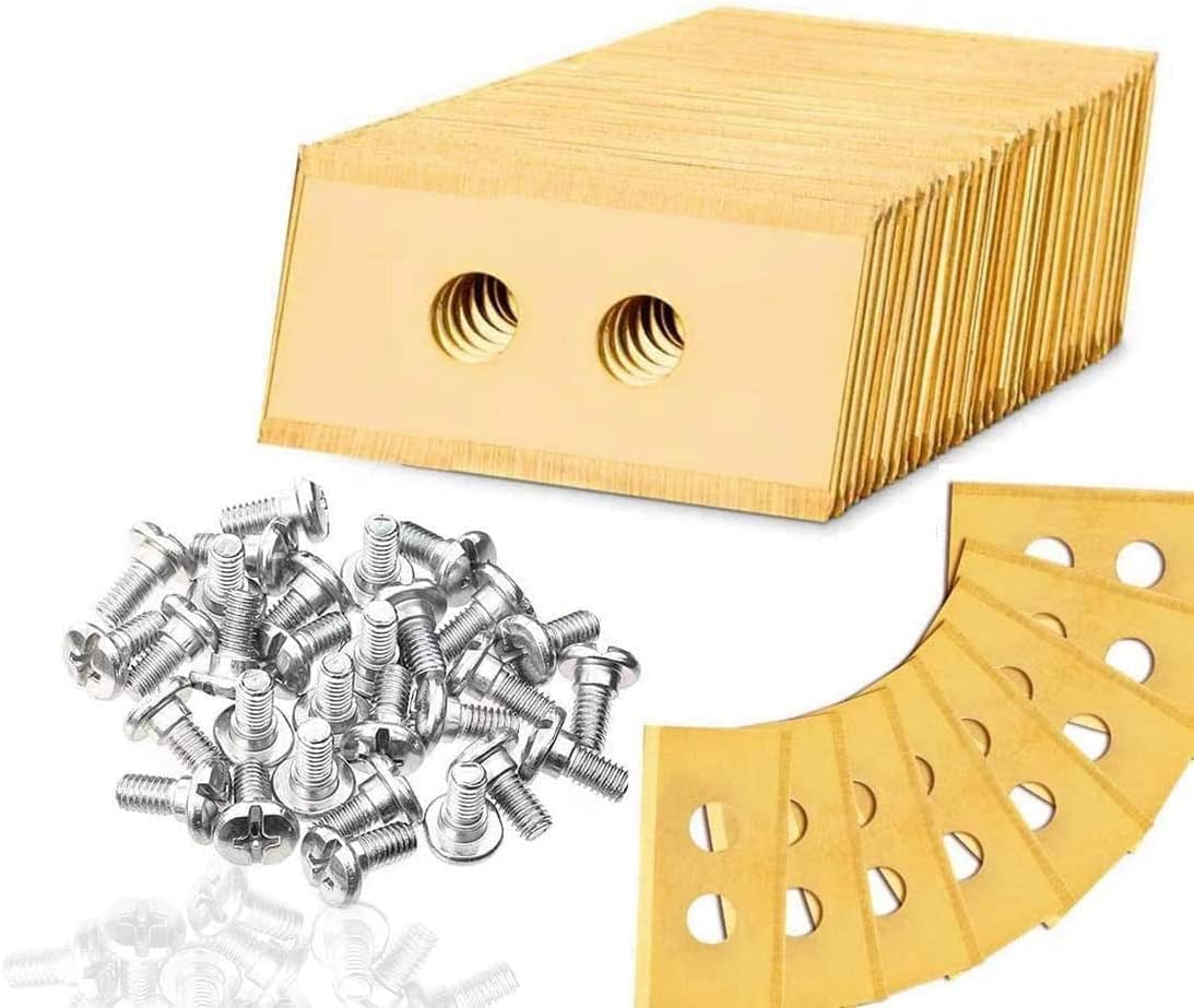 45 Lames En Titane Pour Worx Landroid, Lame De Rechange Avec 90 Vis, Longue Durée De Vie - Pièces De Rechange Et Accessoires Pour Robot Tondeuse