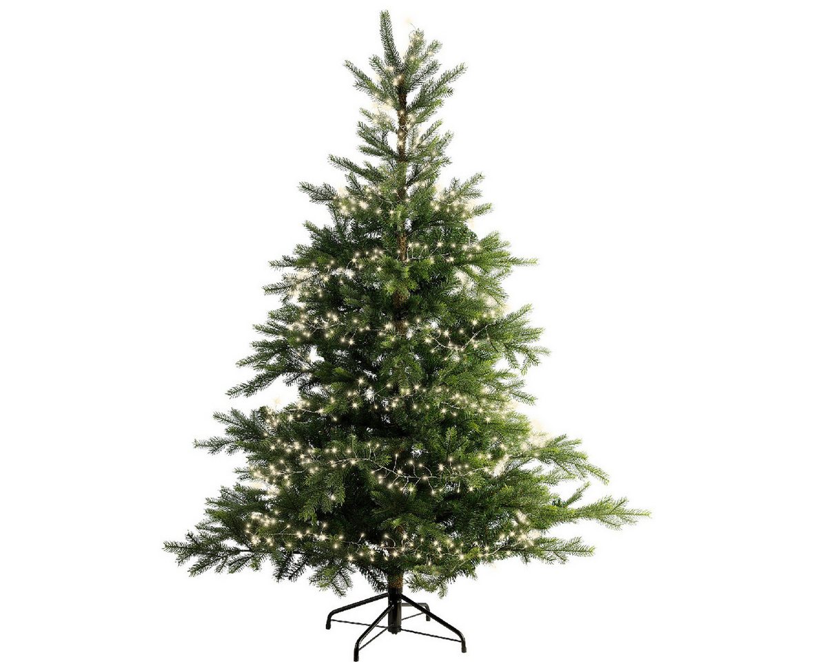 Micro Led Lichterkette Compact 18 M Silber Für Den Außenbereich, Warmweiß Bild 2