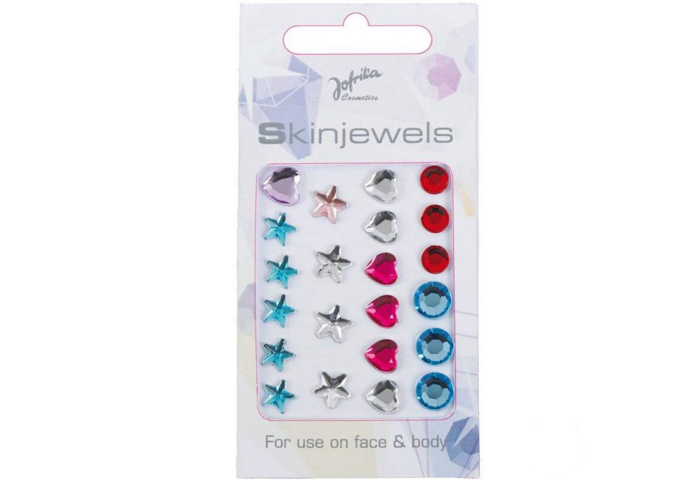 jofrika Theaterschminke Jofrika Skinjewels, Herzen+Sterne Bunt Bild 2