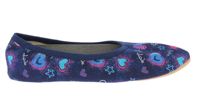 Beck Schläppchen Girls Gymnastikschuh rutschfeste Laufsohle, Made in Germany
