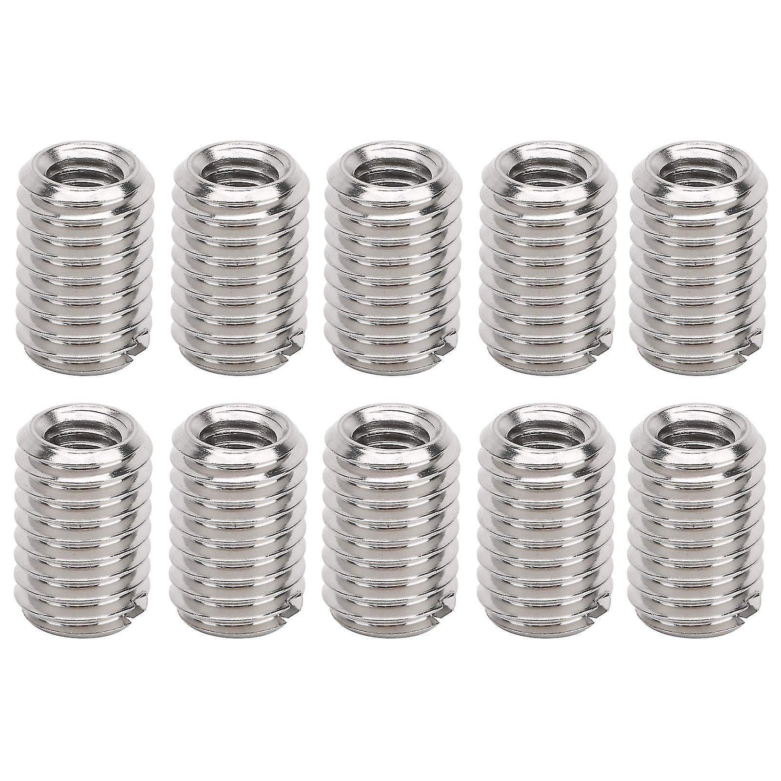 Packung Mit 10 Gewindereparaturmuttern Aus Edelstahl, Befestigungszubehör M5 X 0,8 Mm Und M8 X 1,25 Mm, 12 Mm Dick