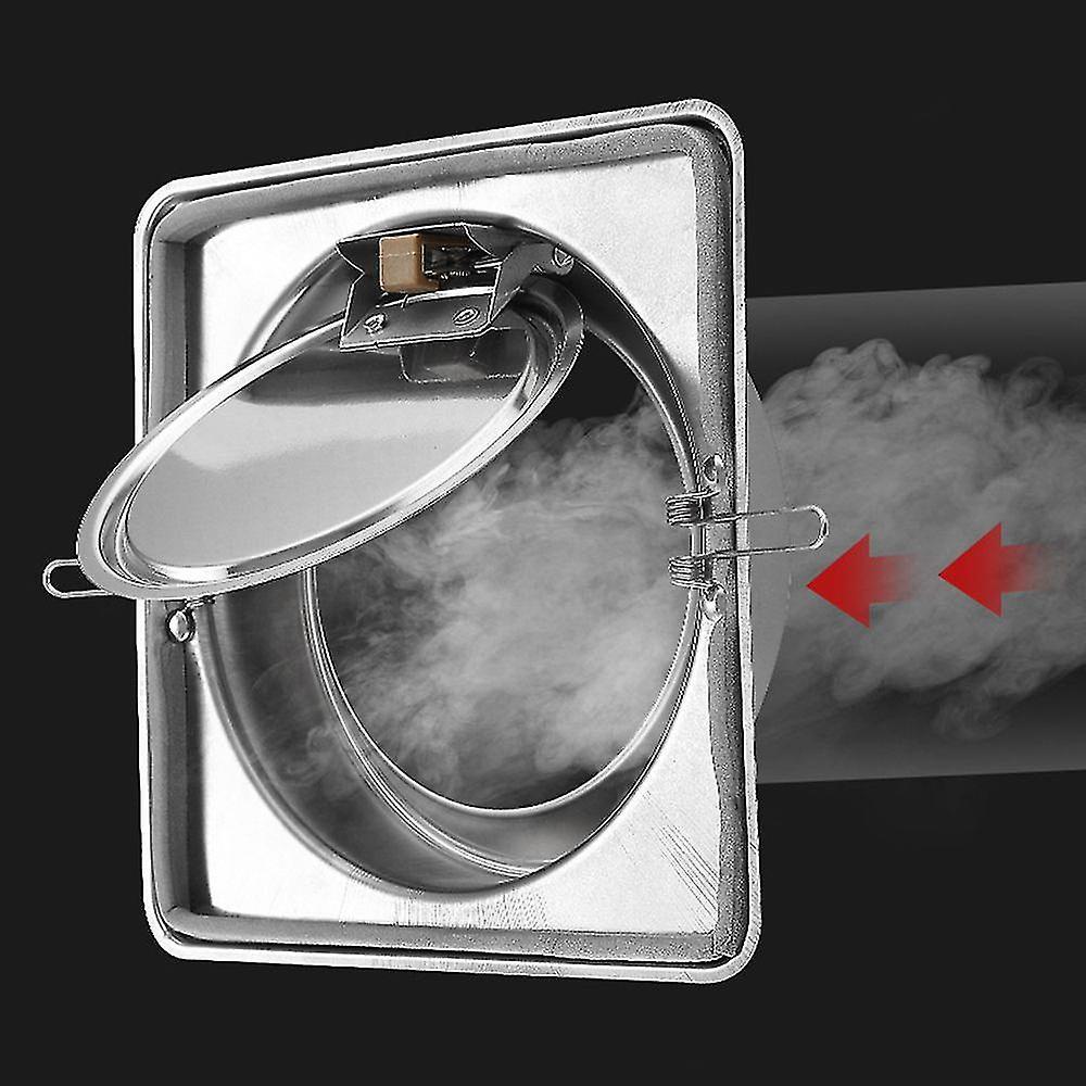 Rückschlagventil Für Runde Lüftungskanäle 100-180 Mm, Unidirektionale Ventilatoren, Küchenlüftungsgitter