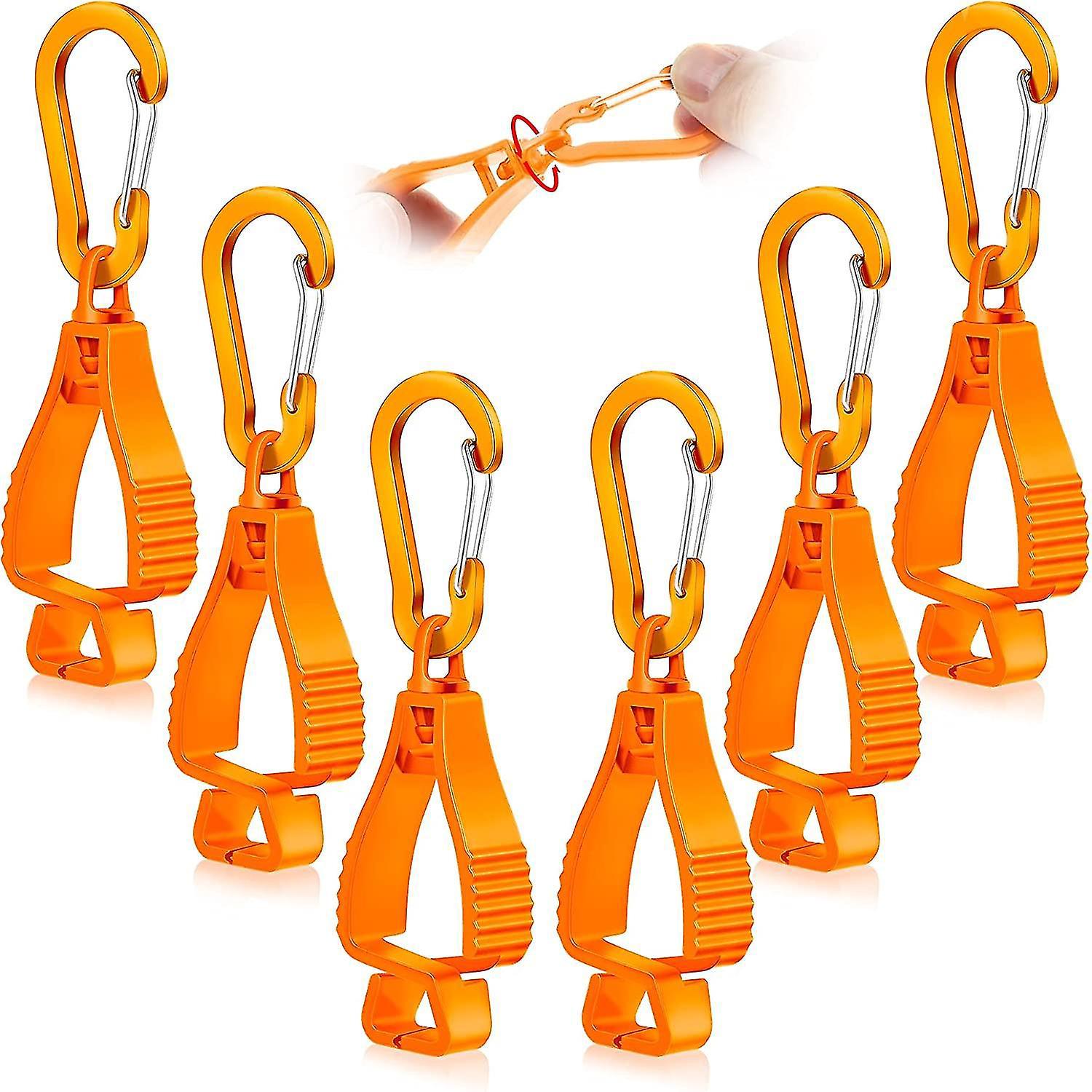 Set Mit 6 Handschuhclips, Handschuhhalter, Sicherheitsclip Für Handschuhe, Catchorange-griff