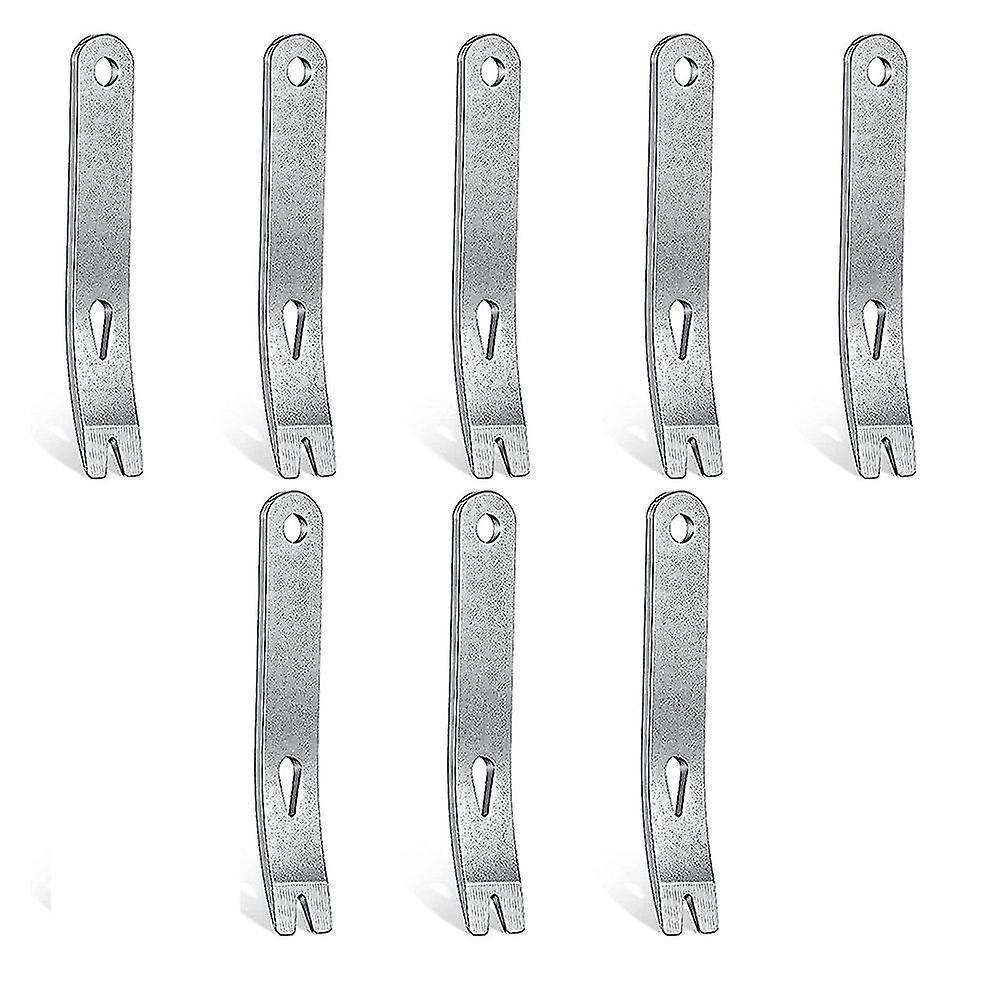 Set Mit 8 Mini-flachhebeln Aus Edelstahl, Multifunktionales Werkzeug Zum Öffnen Von Türen.