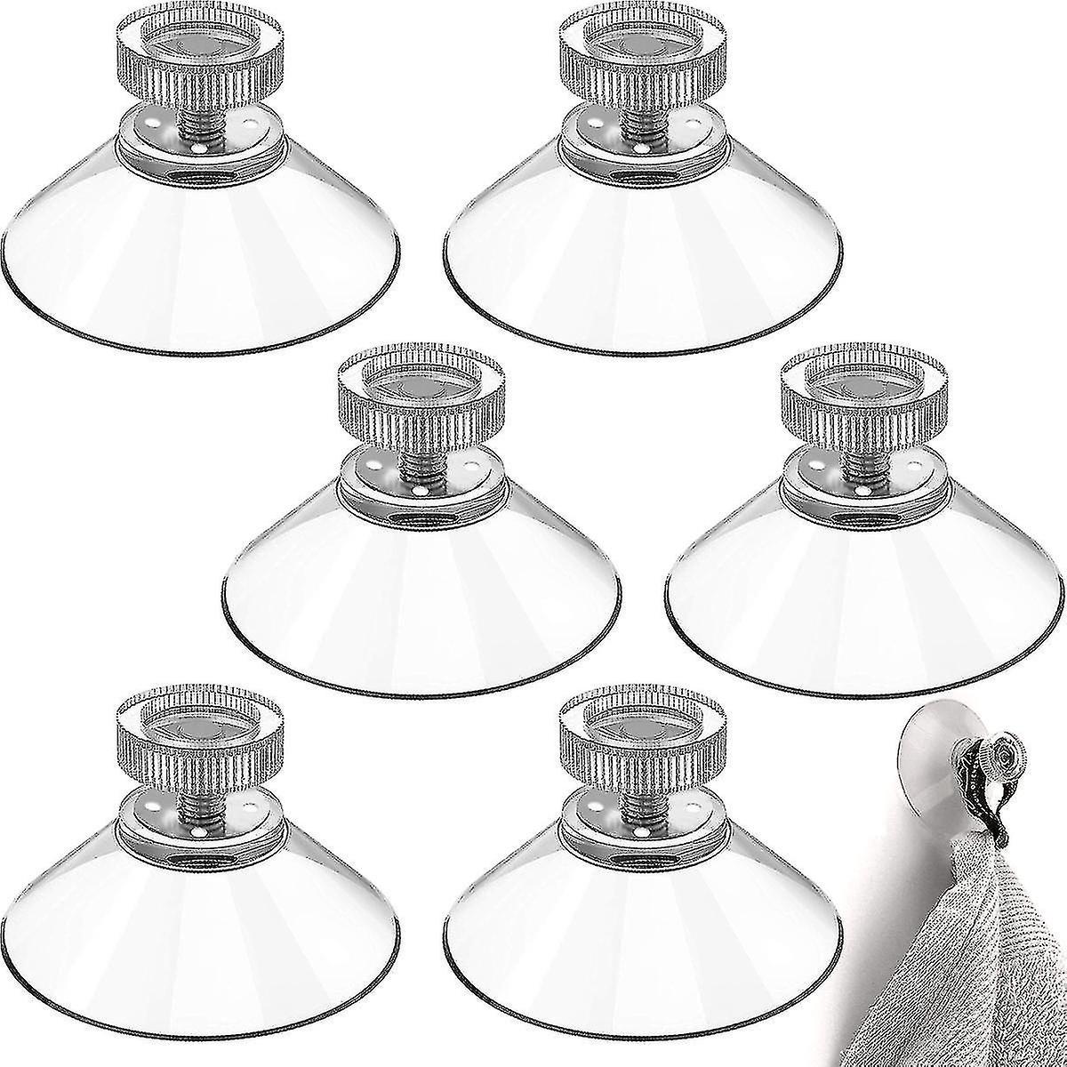 Diyexpert Set Mit 8 Saugnäpfen (40 Mm) Mit M4x10-gewinde Und Transparenten Rändelmuttern – Hergestellt In Deutschland