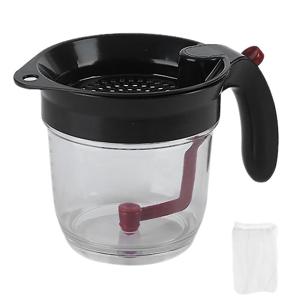 4-tassen-trennscheibe Mit Bodenöffnung – 1-liter-schaumschöpfer Für Öl/suppe/soße Mit Integriertem Sieb – Mit 30 Teilen
