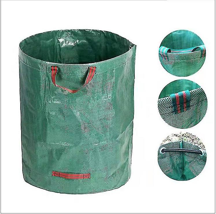 Runder 300-liter-sack Für Gartenabfälle - Verstärkter Und Extrem Widerstandsfähiger Profi-aufbewahrungssack (1 Sack)