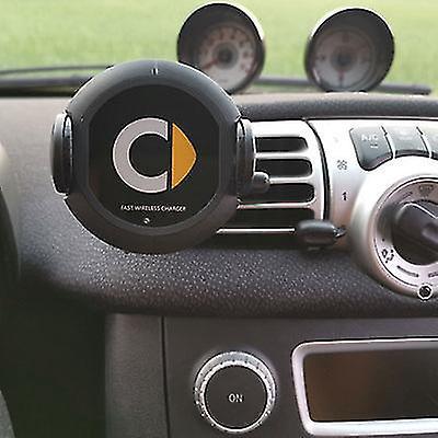 Qi-schnellladegerät Für Kabelloses Autoladegerät, Autohalterung Kompatibel Mit Smart 453, Kompatibel Mit Zwei Smart 451, Smart 453, Kompatibel Mit Vier Smart 451 Mit Infrarotsensor.