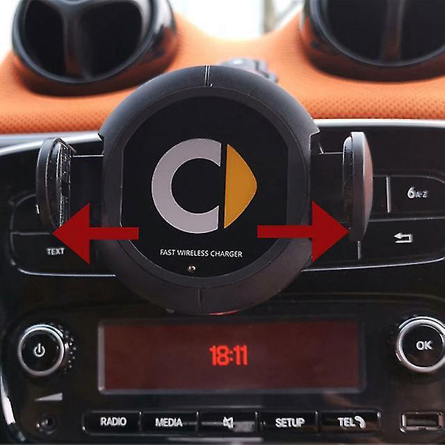 Qi-schnellladegerät Für Kabelloses Autoladegerät, Kfz-halterung Kompatibel Mit Smart 453, Kompatibel Mit Zwei Smart 451, Kompatibel Mit Vier Smart 453, Infrarotsensor A453.