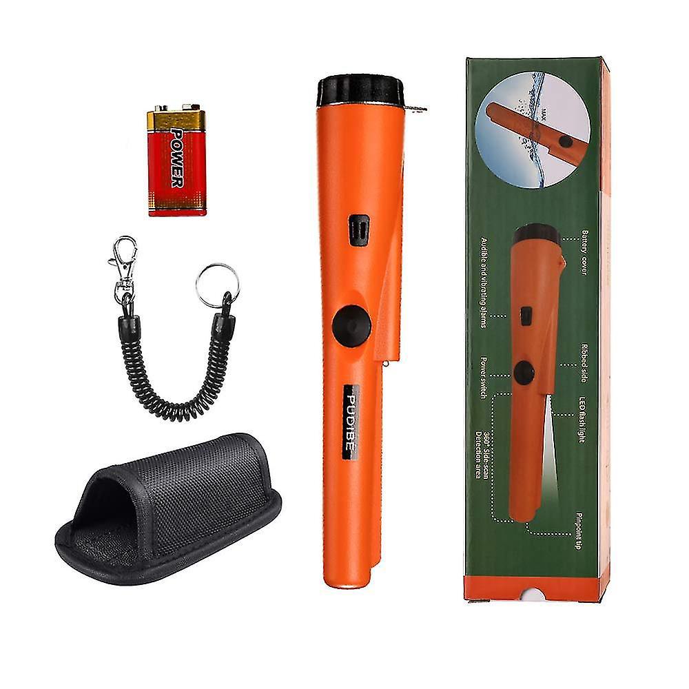 Wasserdichter Metalldetektor Mit Pinpointer, 9-v-batterie Enthalten, 360°-suche