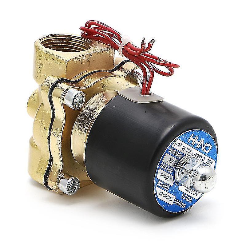 Lanhu 3/4" 220v Pneumatisches Magnetventil, 2-wege, Wasser, Öl, Luft, Gas, Teilenummer 2w-200-20