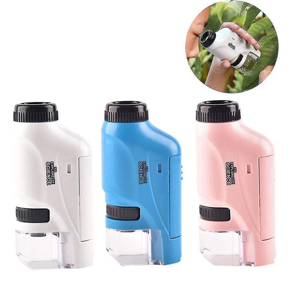 Tragbares Mikroskop 60-120x, Taschenmikroskop Mit Led-beleuchtung, Mini-tragbares Mikroskop