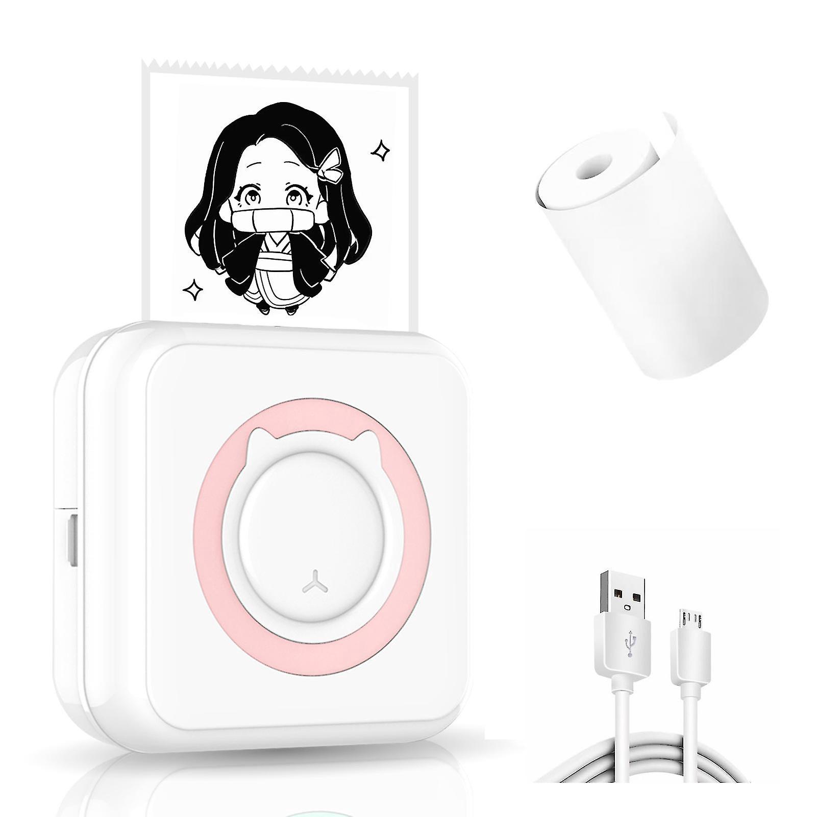Mini-taschendrucker Für Etiketten, Tragbarer Drahtloser Bluetooth-thermodrucker Für Notizen, Memos, Fotos Und Belegetiketten.