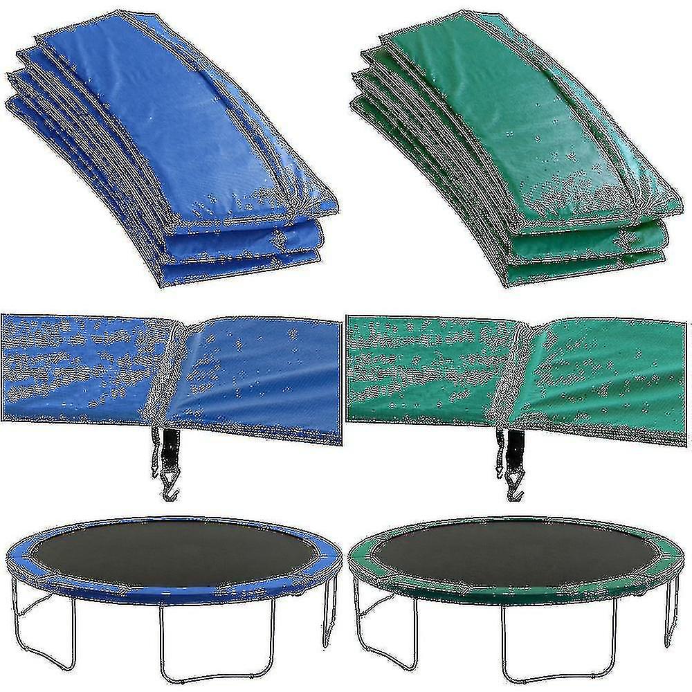 Hochwertige Ersatz-sicherheitsabdeckung Für Trampolin (federschutz) Grüne Oder Blaue Polsterung – 4,27 M (14 Fuß) – Blau