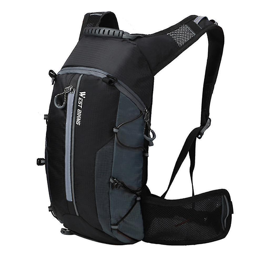 Wasserdichte, Atmungsaktive, Ultraleichte 10-liter-fahrradtasche Zur Flüssigkeitsversorgung Beim Radfahren Und Bergsteigen (grau)