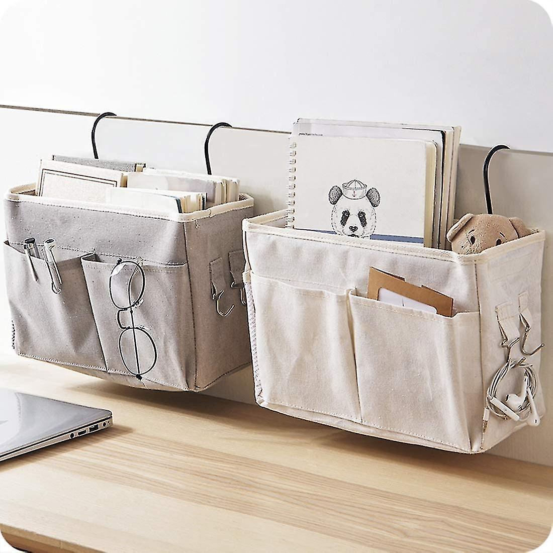 Set Mit 2 Bettorganizern, Betttasche Für Kinderbetten, Organizer Für Hochbetten, Organizer Für Bücher, Zeitschriften, Kopfhörer