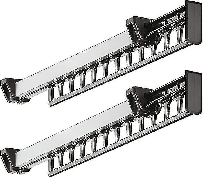 Schiebetürenschrank Mit Schubladen Für Kleidung, Halterung Für 12 Kleiderbügel, Länge 315 Mm, 2er-set