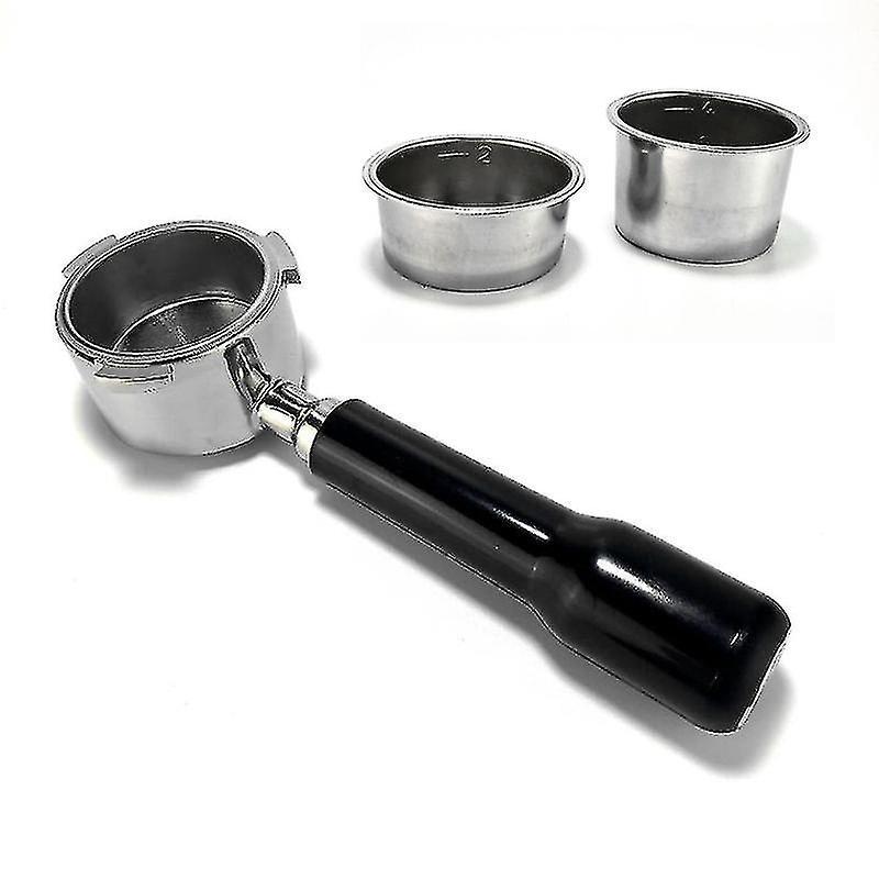 51-mm-filterhalter Für Delonghi Ec685 Mit 2 Kaffeemahlbehältern.