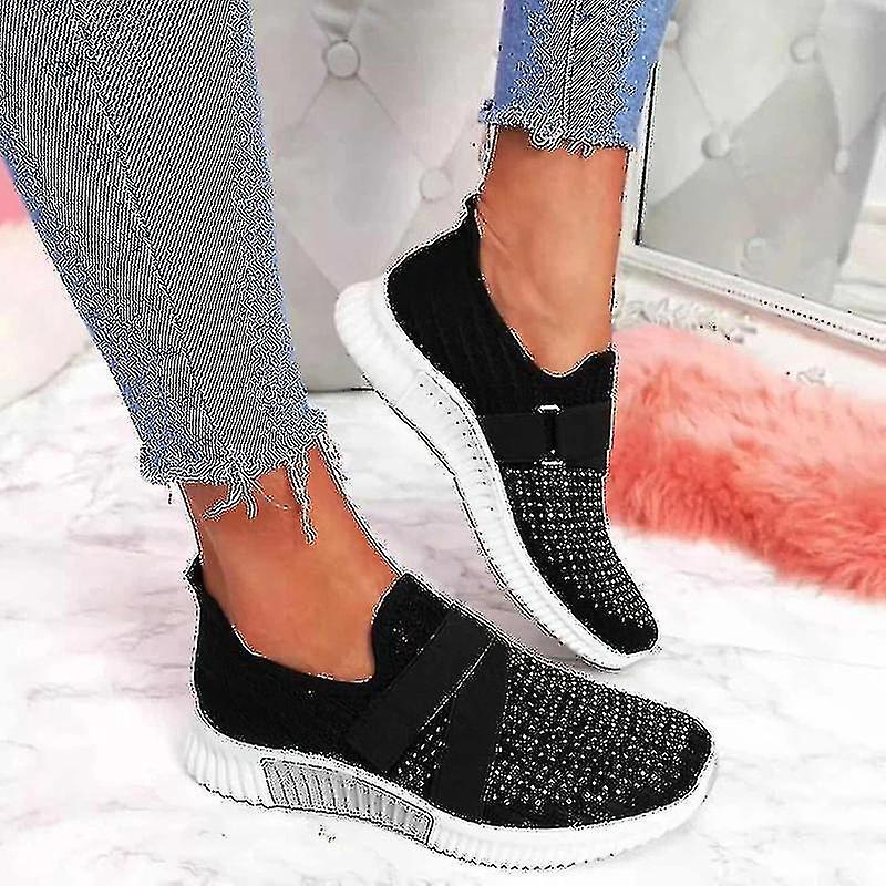 Slipper Mit Orthopädischen Einlegesohlen, Trendige Damen-sneaker, Plateau, Größe 37, Weiß