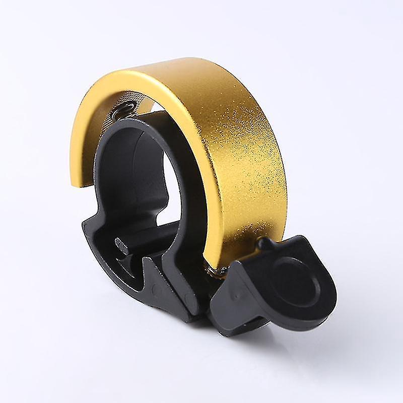 Leistungsstarke Fahrradklingel, Lenkerhupe, Alarmring Aus Goldfarbener Aluminiumlegierung