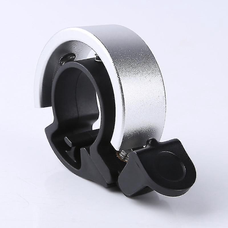 Leistungsstarke Fahrradklingel, Lenkerhupe, Alarmring Aus Silberner Aluminiumlegierung