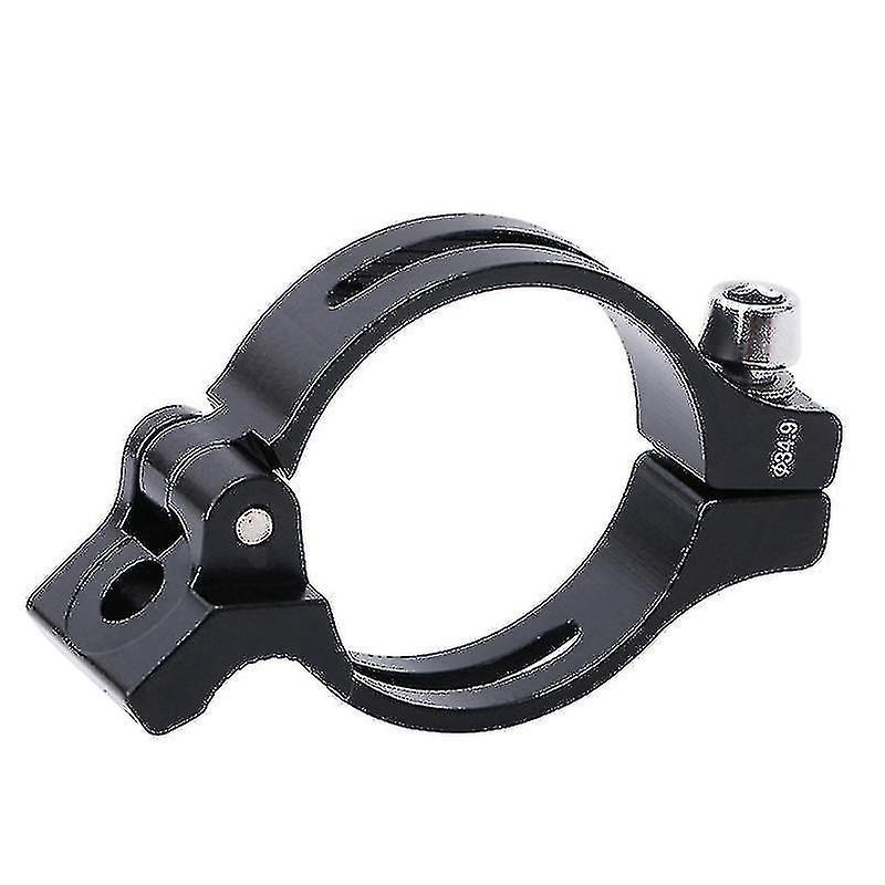 Adapter Für Fahrrad-umwerfer-klemmung, Kompatibel Mit Anlöt-umwerfern, Schwarz, 34,9 Mm