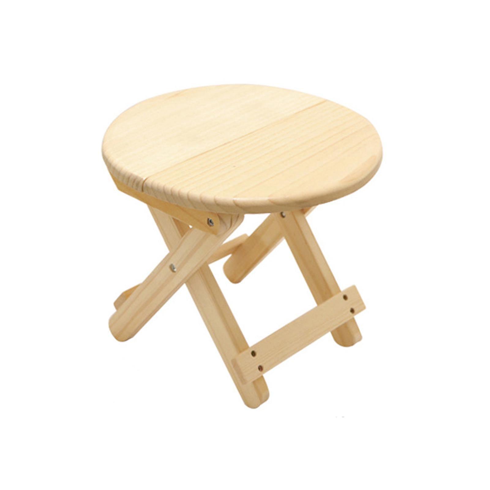 Holzhocker Für Kinder Und Erwachsene, Ideal Für Wohnzimmer, Camping, Angeln, Picknicks (neu)