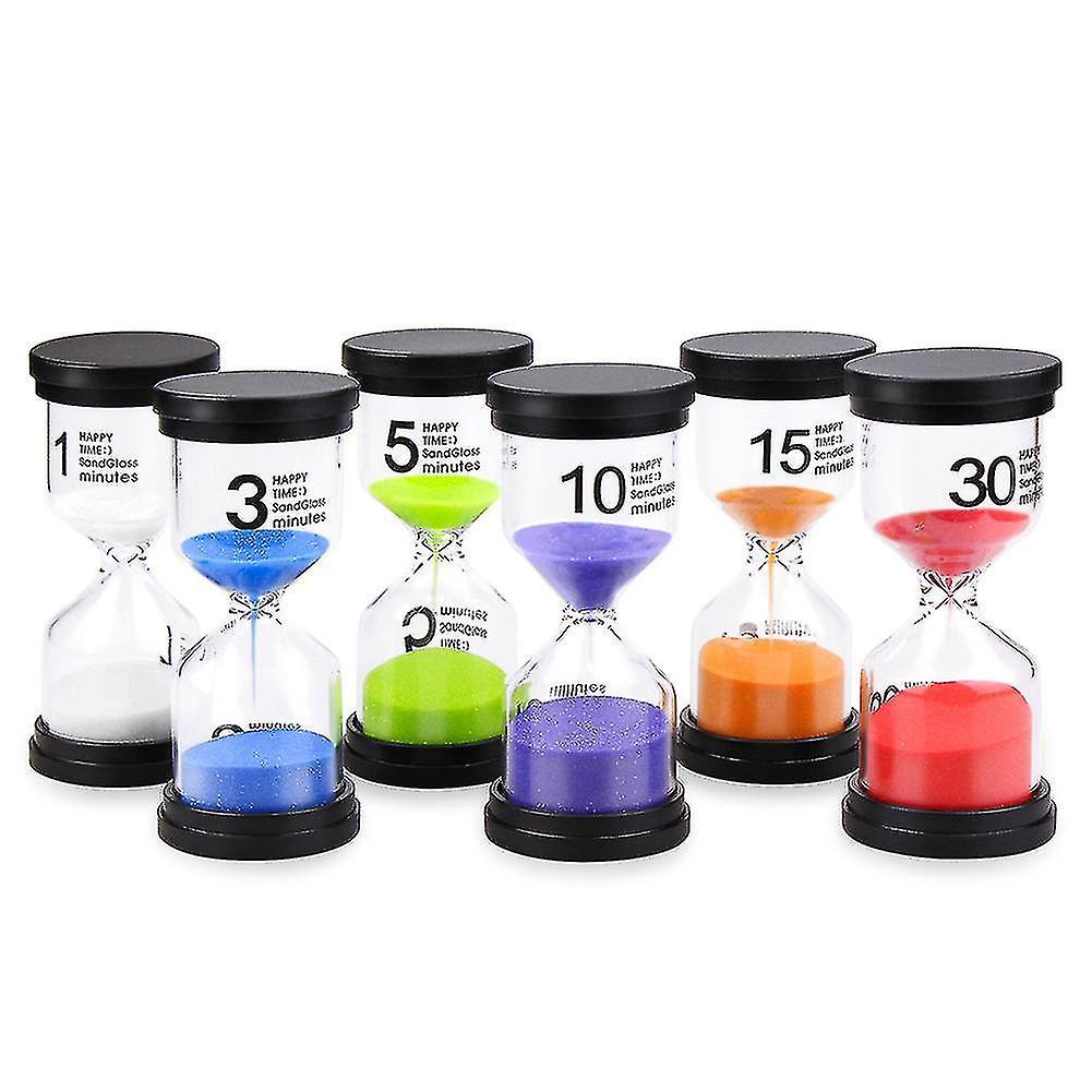 6-teilige Sanduhr (1/3/5/10/15/30 Min.)