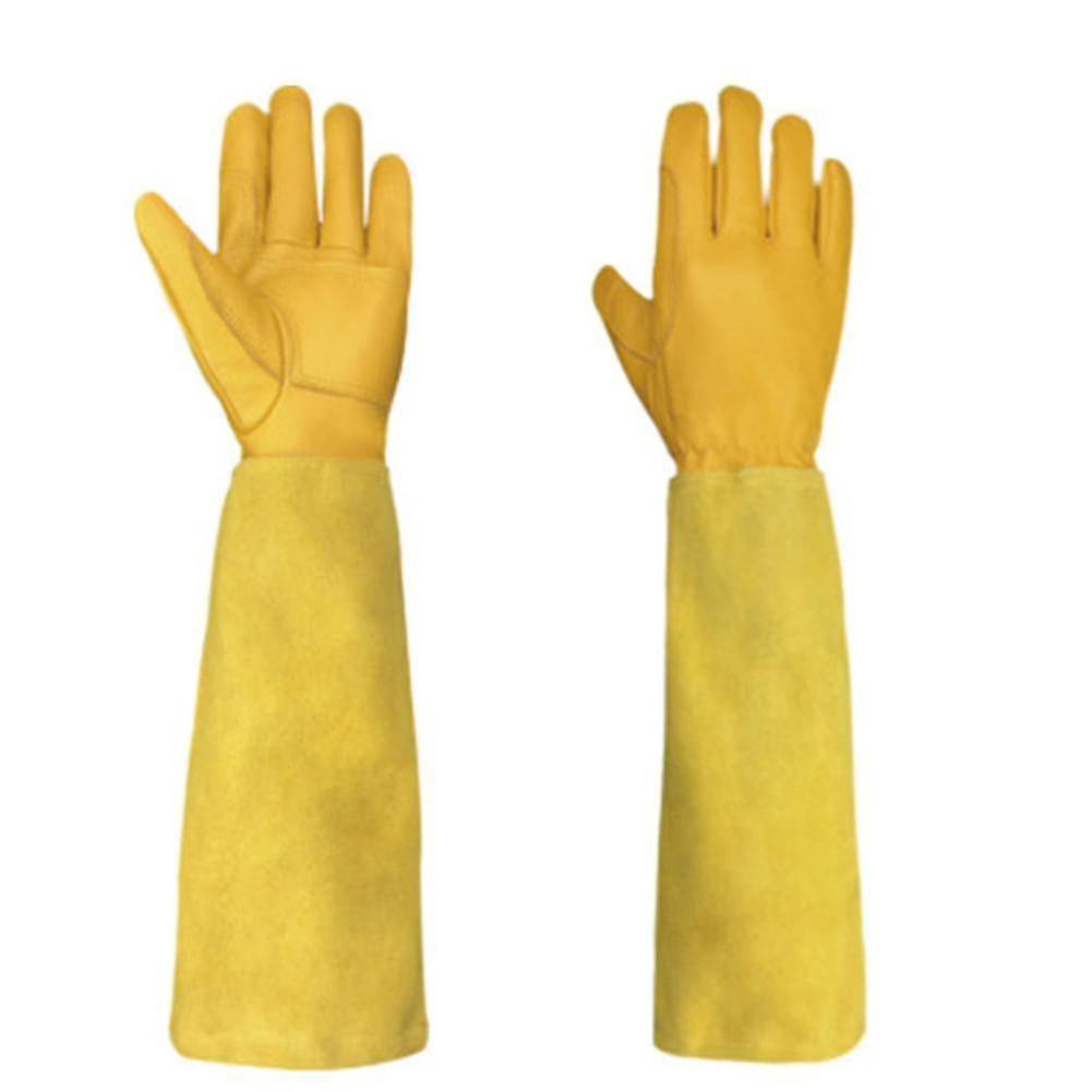 Lange Gartenhandschuhe, Rosenschneidehandschuhe, Dornenfeste Gartenhandschuhe Mit Langen Unterarmen