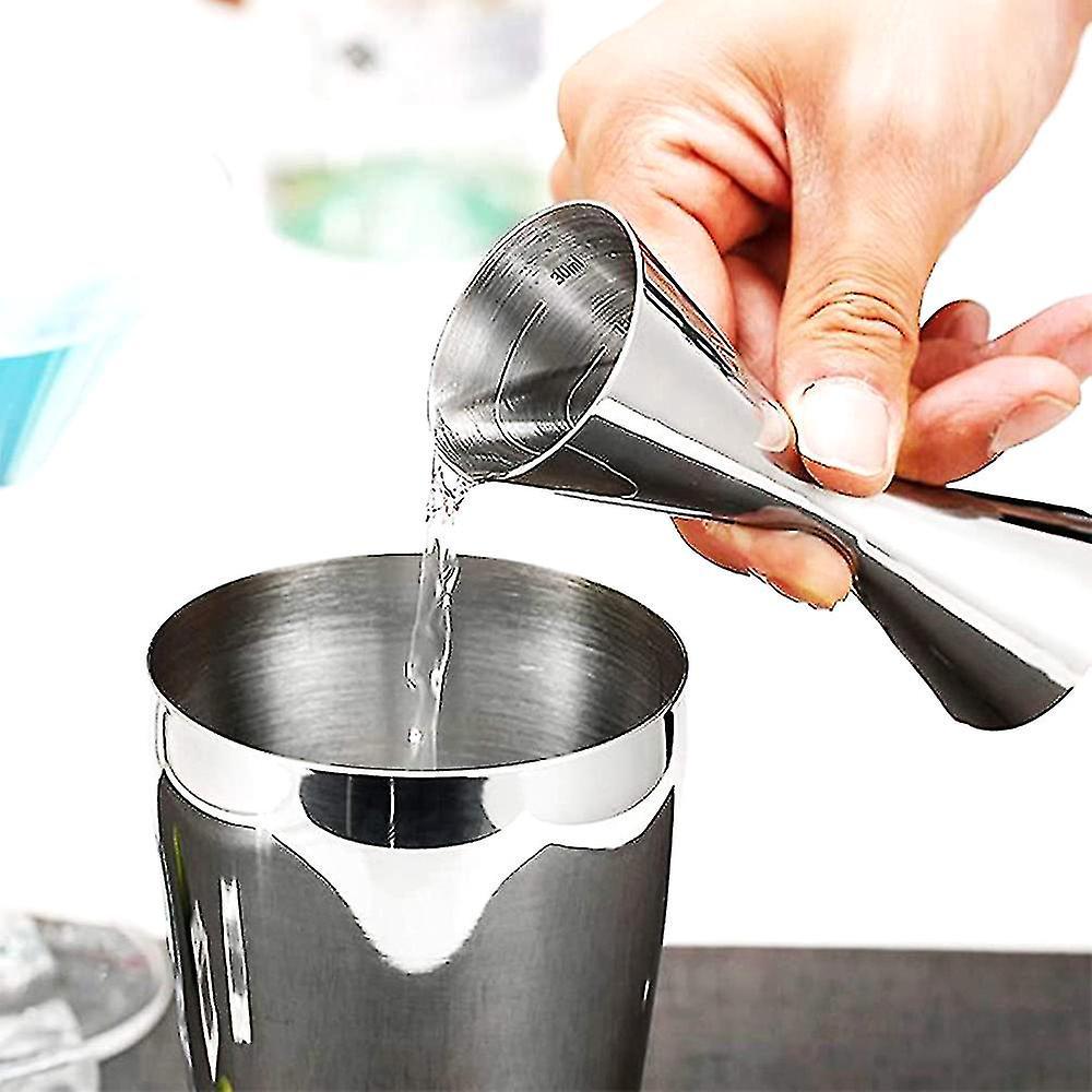 Doppelkopf-cocktail-jigger Aus Edelstahl, Professionelles Messwerkzeug Für Barkeeper, 45-ml-becher.