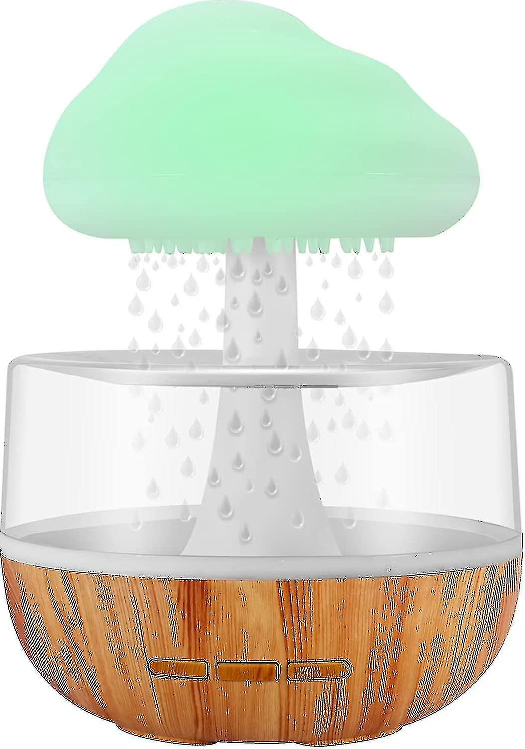 Baimingzen Raining Cloud Nightlight – Ätherisches Öl-diffusor, Mikro-luftbefeuchter, Tischbrunnen, Nachtlicht Für Eine Entspannende Und Beruhigende Atmosphäre.