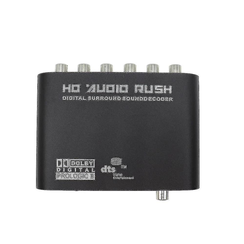 5.1-kanal-digital-audio-konverter Von Optisch Zu Analog (rca) (dts/ac-3), Audio-adapter, Verstärker Und Konverter