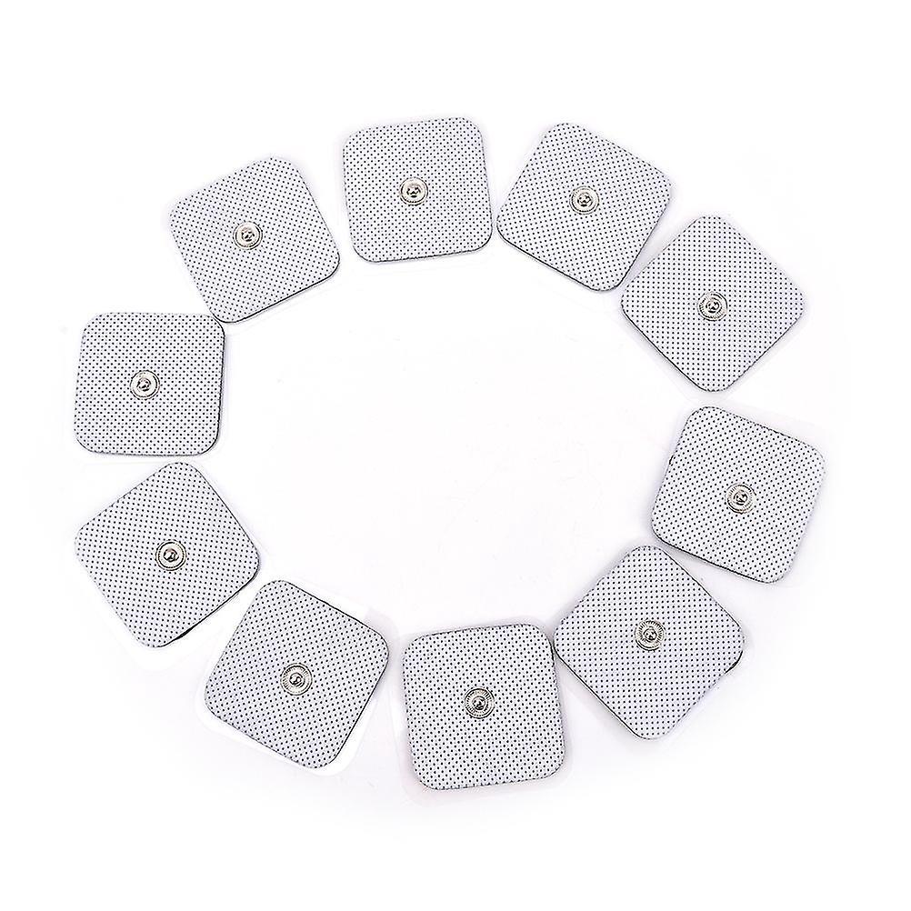 Packung Mit 10 Ersatz-silikongel-elektroden Für Tens-massagegeräte