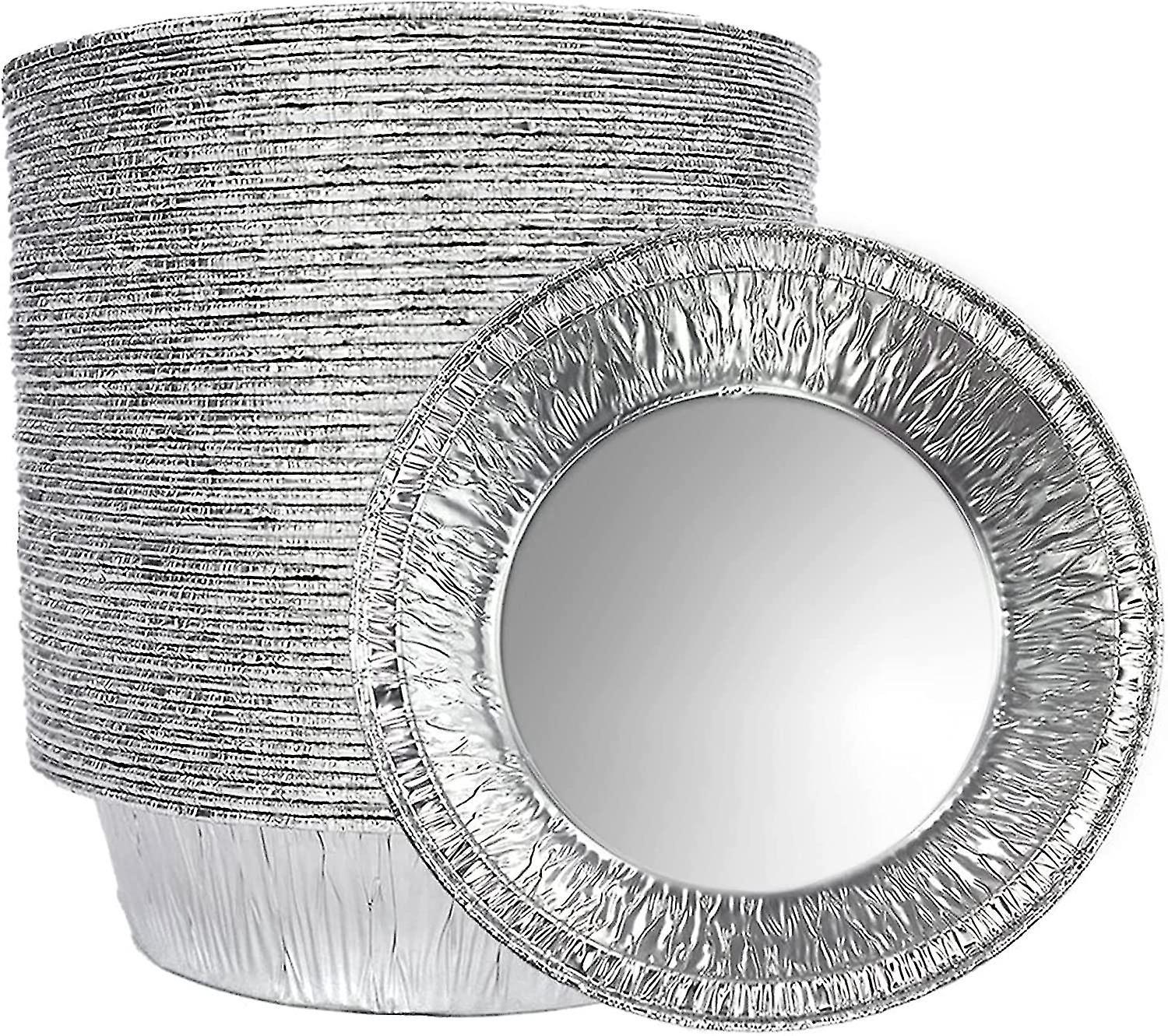 12,5 Cm Mini-tarteformen Aus Aluminium – Einweg-tarteformen Für Bäckereien, Cafés Und Restaurants – Robuste Aluminiumformen Für Tartes, Obsttörtchen Und Quiches
