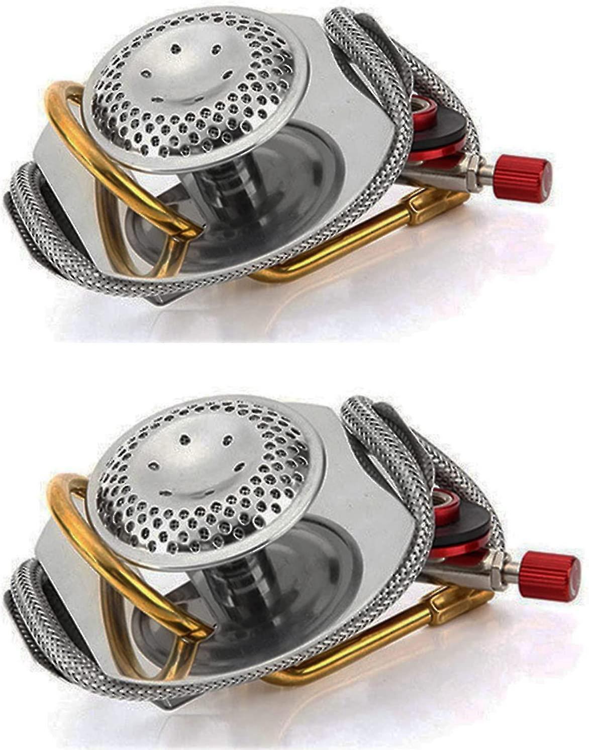 Set Mit 2 Gasbrennern Für Trangia-kocher, Camping-gaskochersystem, Umrüstadapter Für Trangia Gs2000-kocher, Ce-geprüft Für Die Meisten Spirituskocher.