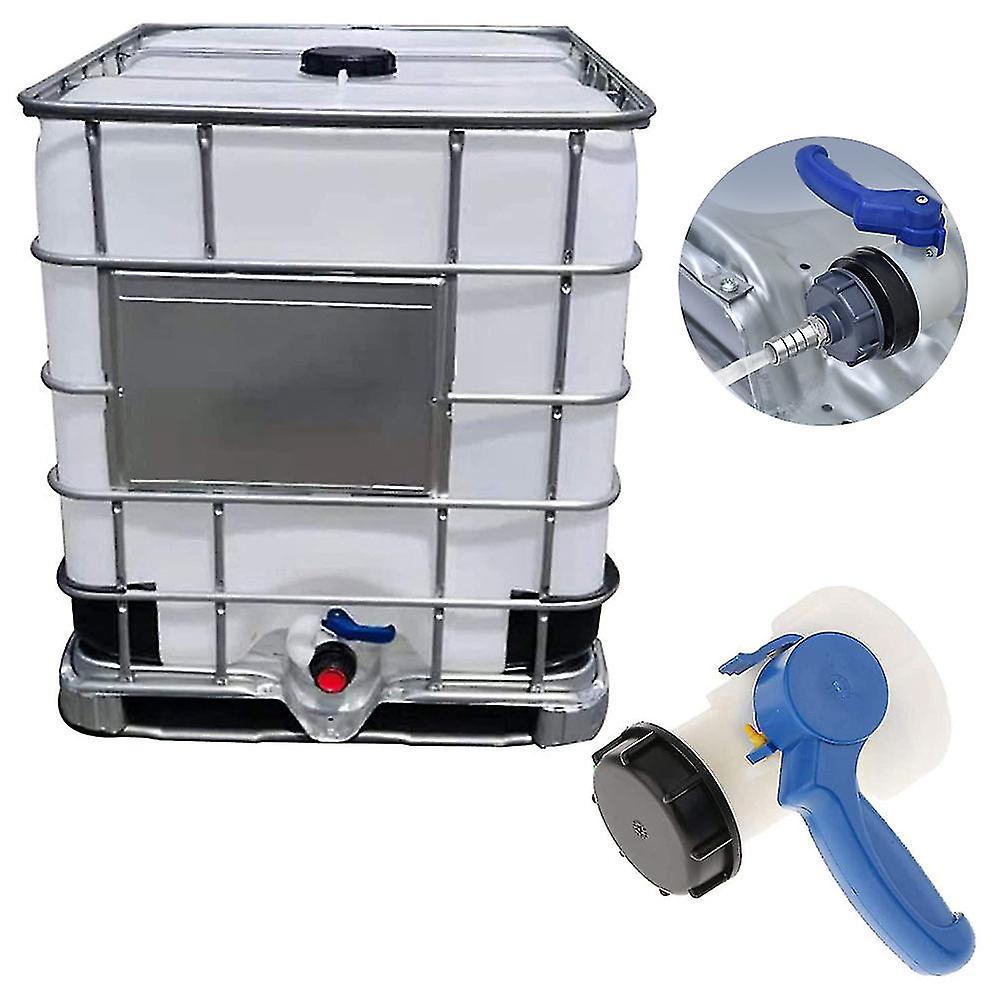 62-mm-ablaufadapter, Adapter Für 1000-l-ibc-tank, Absperrklappe Für Ibc-wasserbehälter
