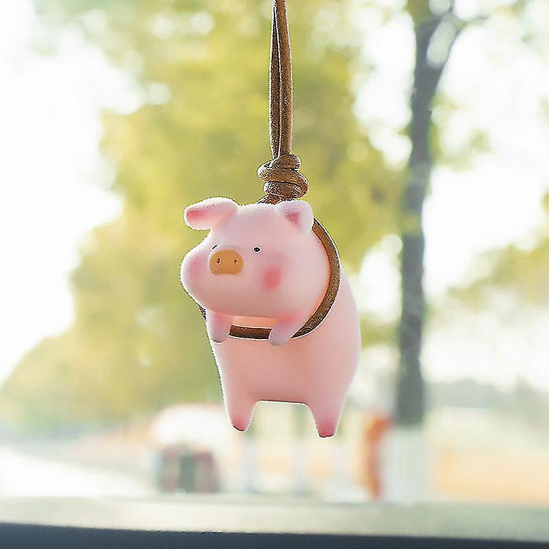 Lustige Und Niedliche Autoanhänger-dekoration, Süßer Schweinchen-autoanhänger, Auto-innenausstattungs-accessoire