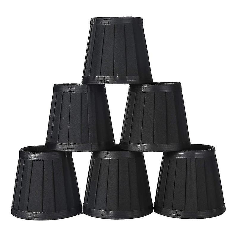 Lampenschirme Für Kerzen, Kronleuchter, Deckenleuchten, Pendelleuchten, Tischlampen Und Stehlampen (6er-set)