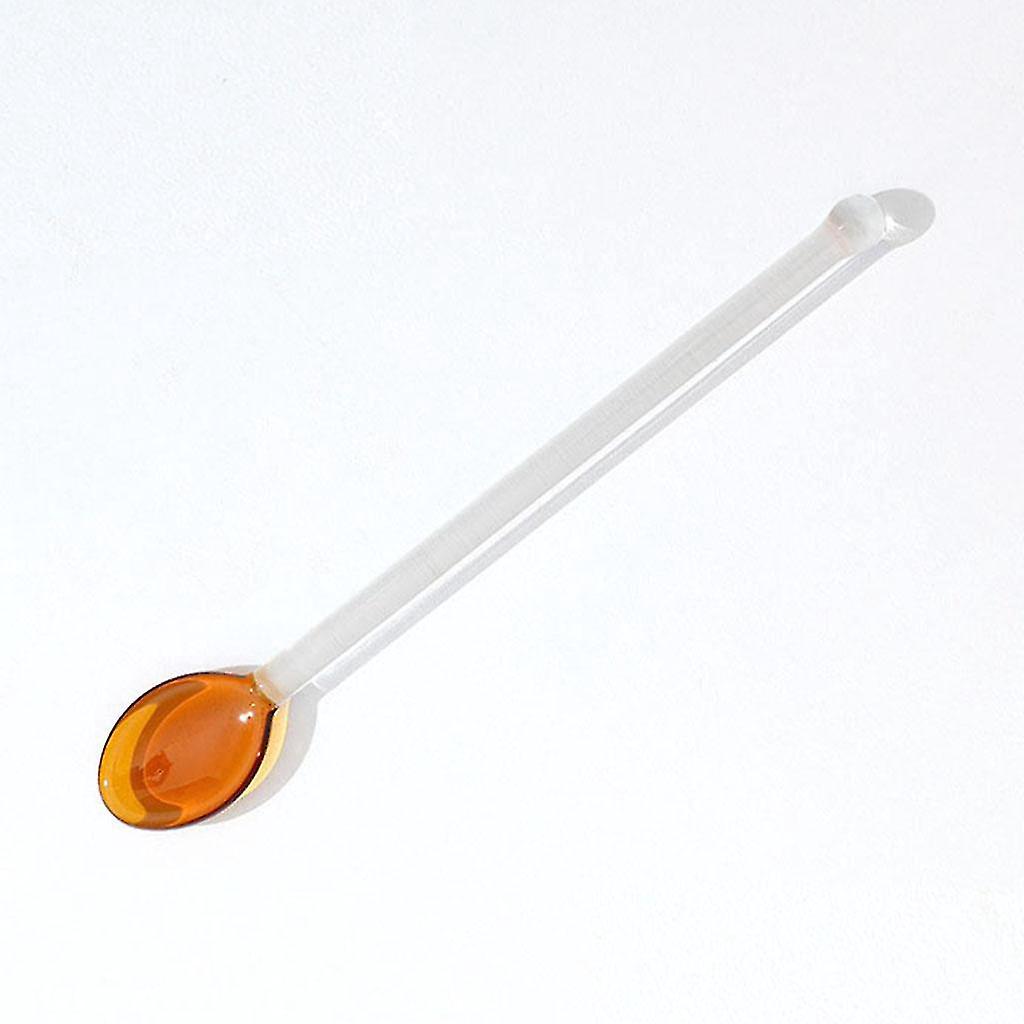 Teelöffel Aus Borosilikatglas, Rührlöffel Aus Glas Mit Langem Griff, Kaffeerührstäbchen, Eisteelöffel, Rührlöffel Aus Glas Für Tee, Zucker, Teebar – Yebrown
