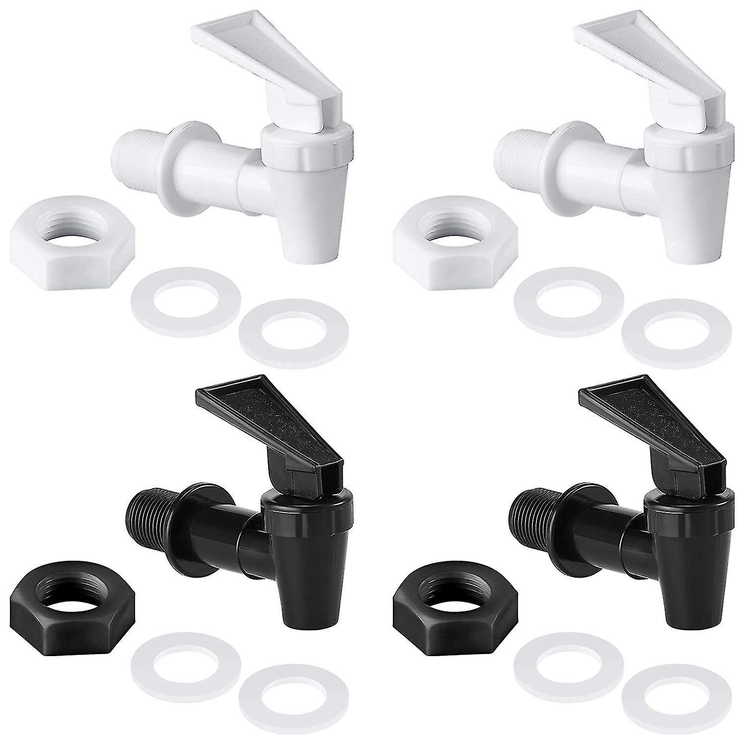 Set Mit 4 Ersatzhähnen Für Wasserspender, Karaffe, Getränkespender, Auslauf Und Hebel.
