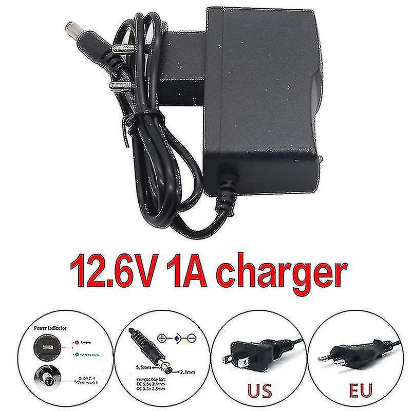Neuer 12v 30000mah Super-wiederaufladbarer Lithium-ionen-akku (kapazität: 12,6v Dc, 30ah) Für Überwachungskameras + Ladegerät (x1)