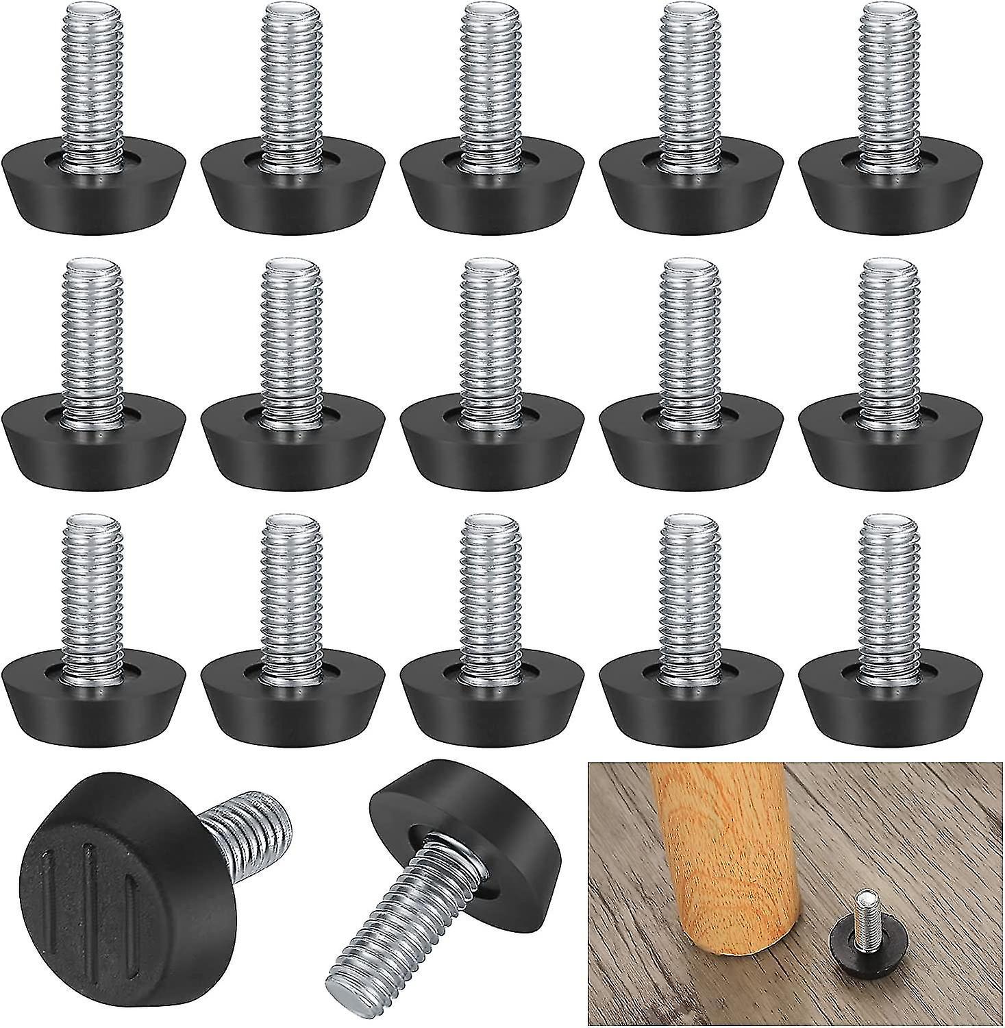 Set Mit 22 Verstellbaren Möbelfüßen, M8 X 20 Mm Schrauben