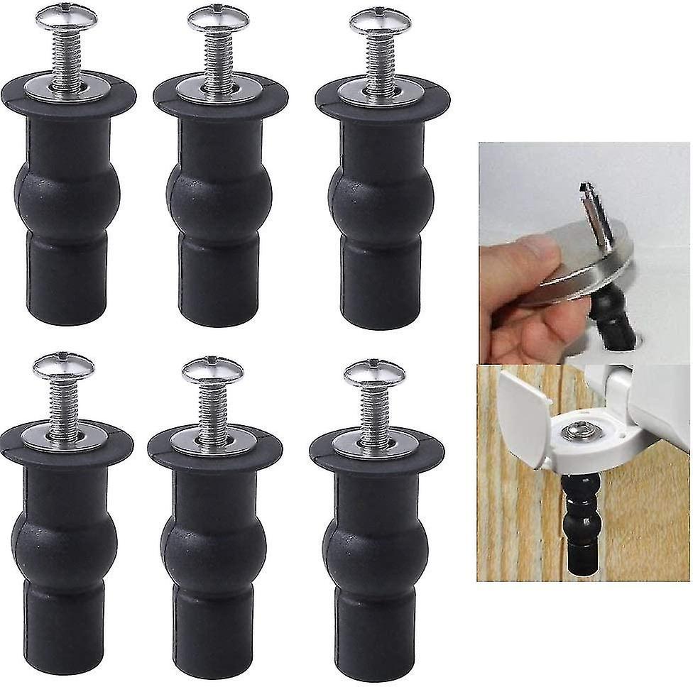 Set Mit 6 Befestigungsschrauben Für Toilettensitz, Gummischarniere (yu-b)