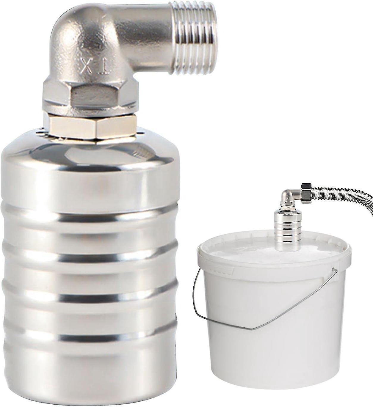 Wasserstandsregelung – Automatischer Niveauregler 304 Springbrunnenschwimmer Mit Integriertem Filter Gegen Verstopfung, Für Wasserspeicher, Schwimmbecken, 4 Seitliche Wasserverteiler